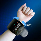 Rechargeable Digital Wrist Blood Pressure Monitor with 360° Rotatable Display