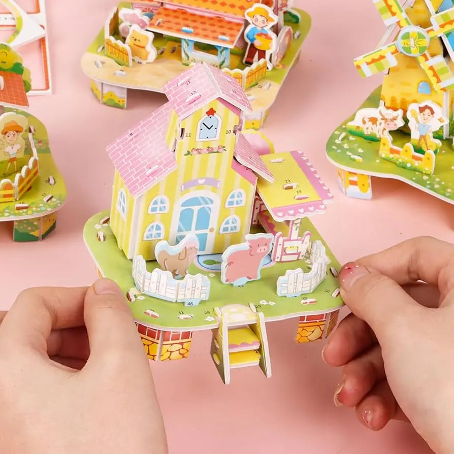 🧩 3D DIY Jigsaw Paper Puzzle Toy