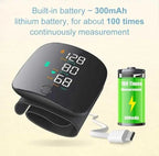 Rechargeable Digital Wrist Blood Pressure Monitor with 360° Rotatable Display