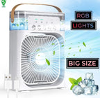 Portable Air Cooler Fan – 5 Spray Mist Cooling Fan