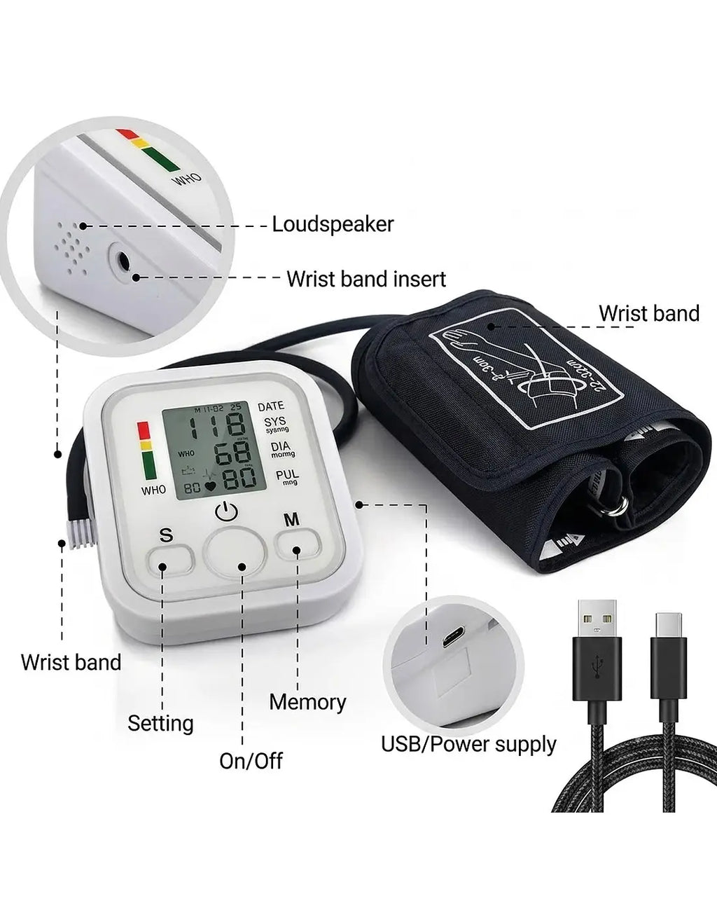 Automatic Digital Blood Pressure Monitor