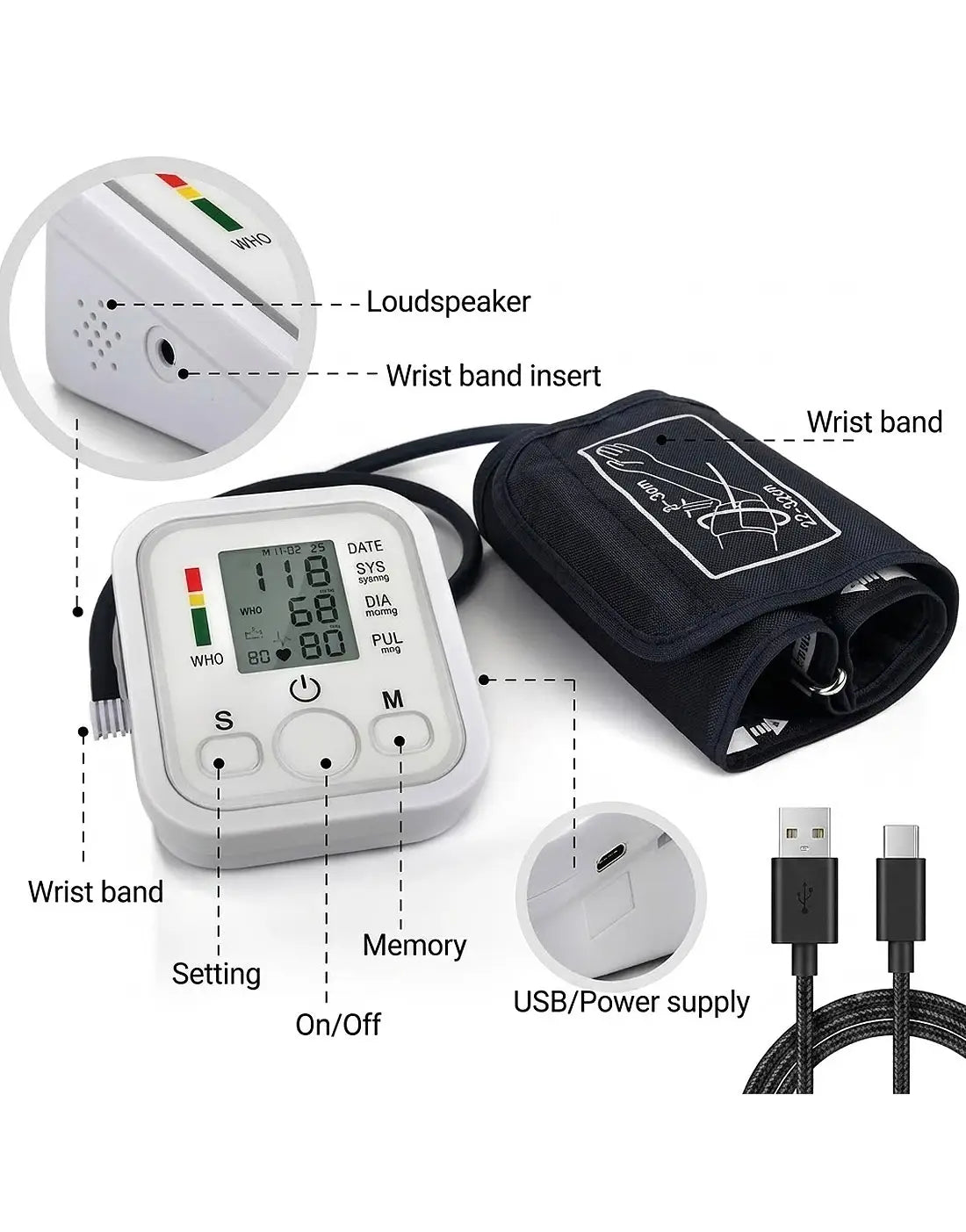 Automatic Digital Blood Pressure Monitor